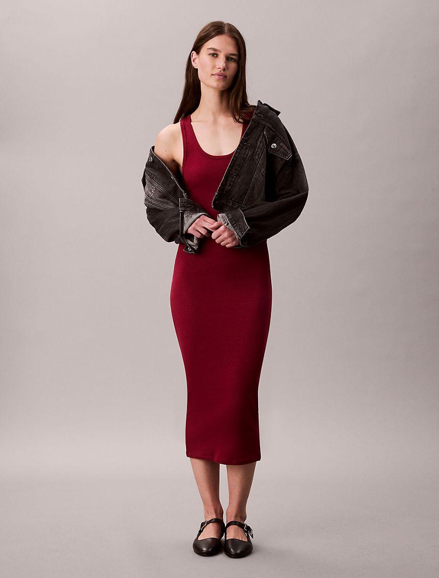 Rib Slip Dress Product Image