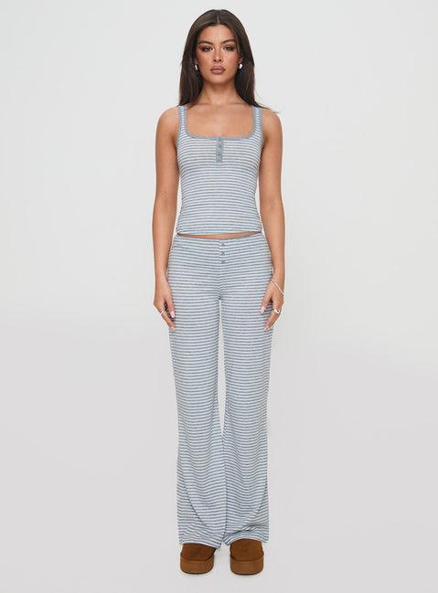 Waffles Stripe Sleep Set Multi Product Image