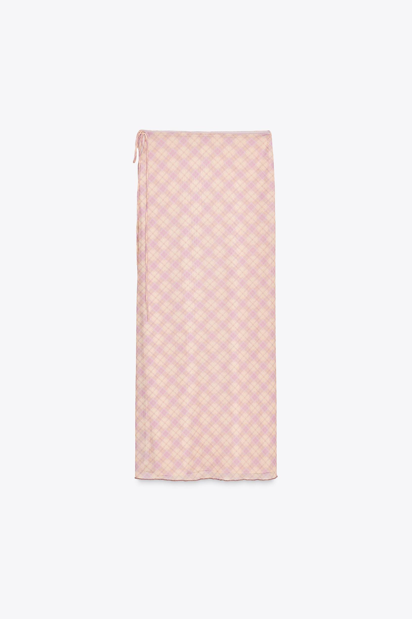 PRINTED TULLE SKIRT Product Image