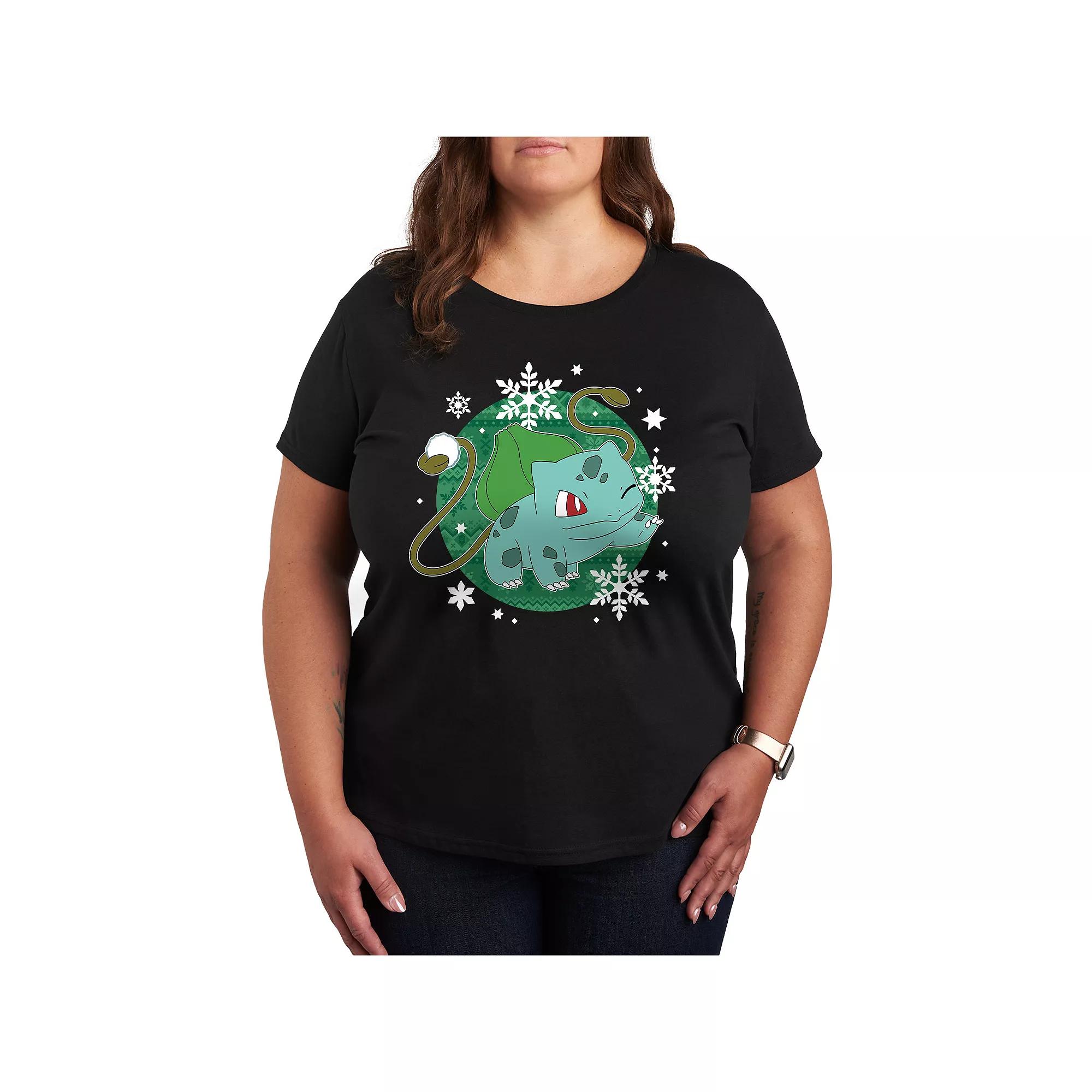 Plus Sesame Street Group Christmas Graphic Tee, Women's,  Product Image