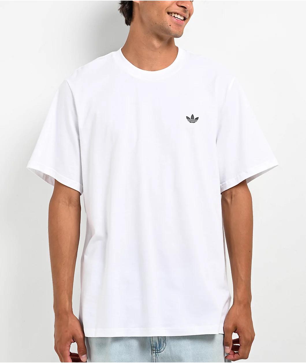 adidas Skate 4.0 Logo White T-Shirt Product Image