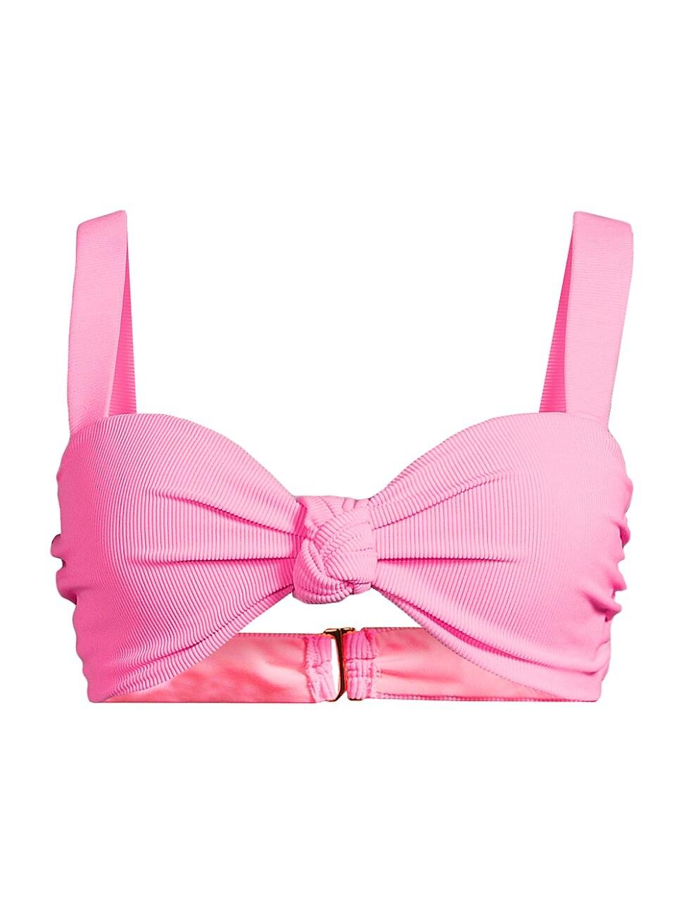 Womens Sophia Ribbed Bikini Top Product Image