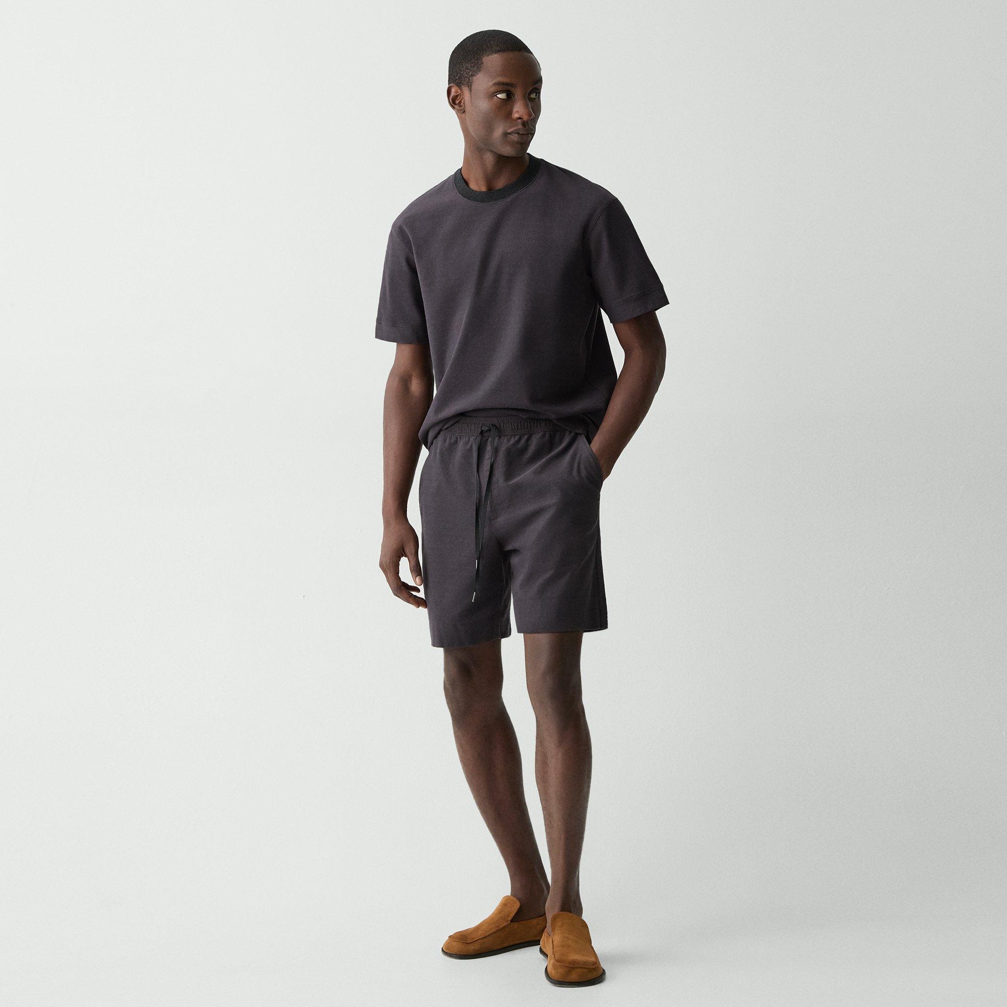 Terry Cotton Drawstring Short | Theory Product Image