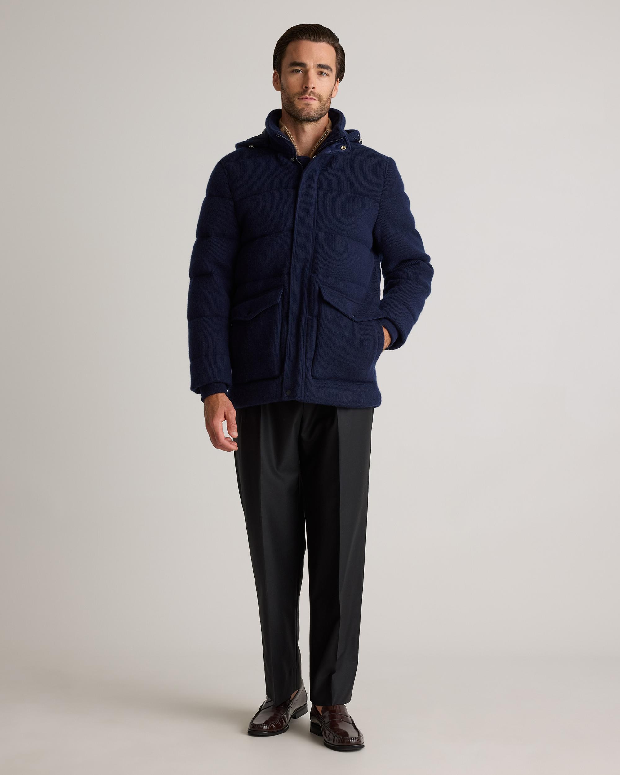 Quince | Men's Mongolian Cashmere Puffer Coat Product Image