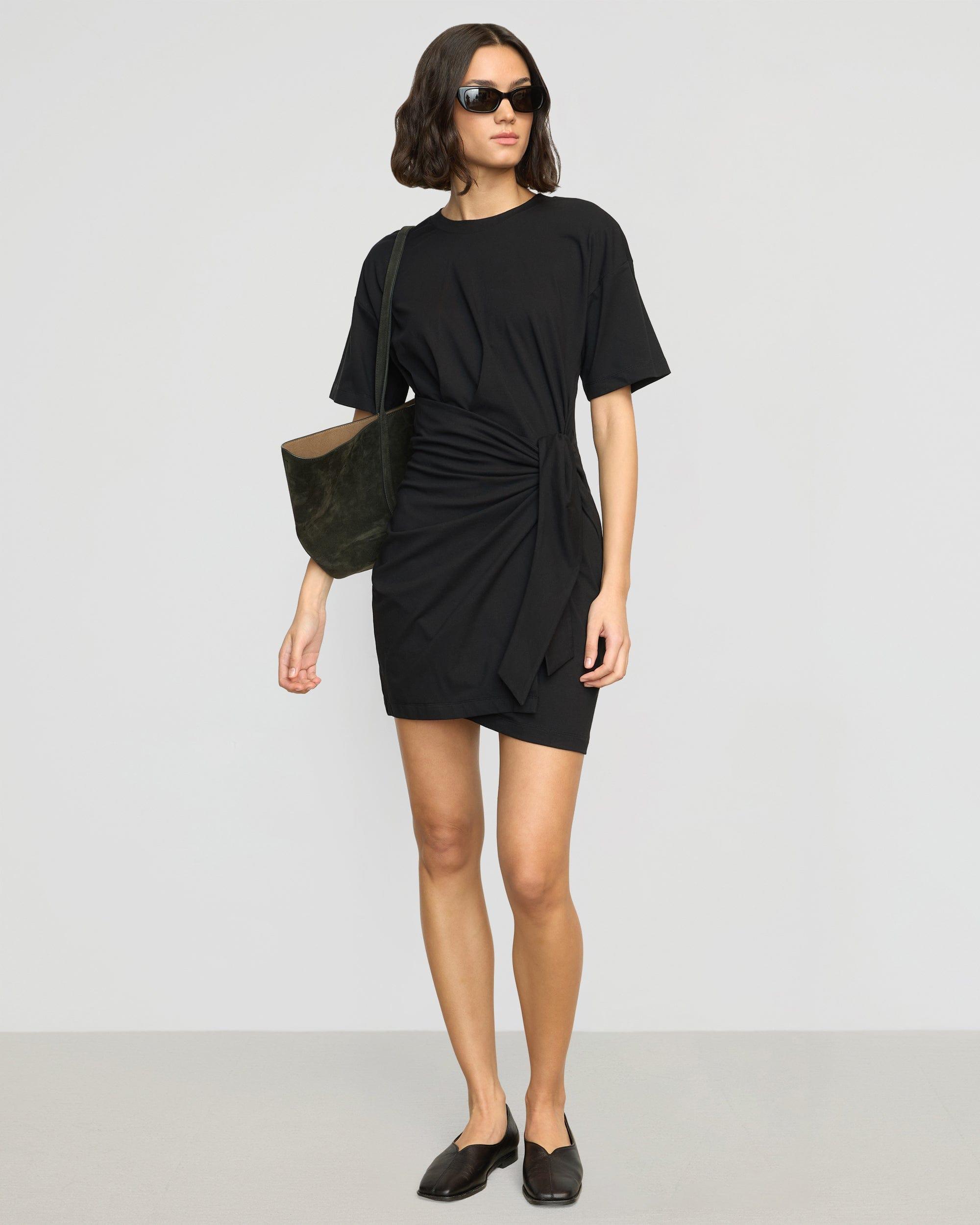 Fallon Organic Cotton T-Shirt Wrap Dress Product Image