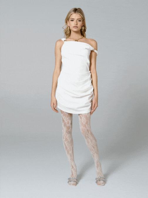 Andrea Dress (White) (Final Sale) Product Image