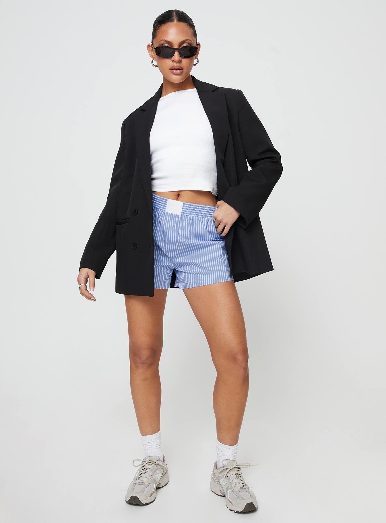 Cobain Shorts Blue Stripe Product Image