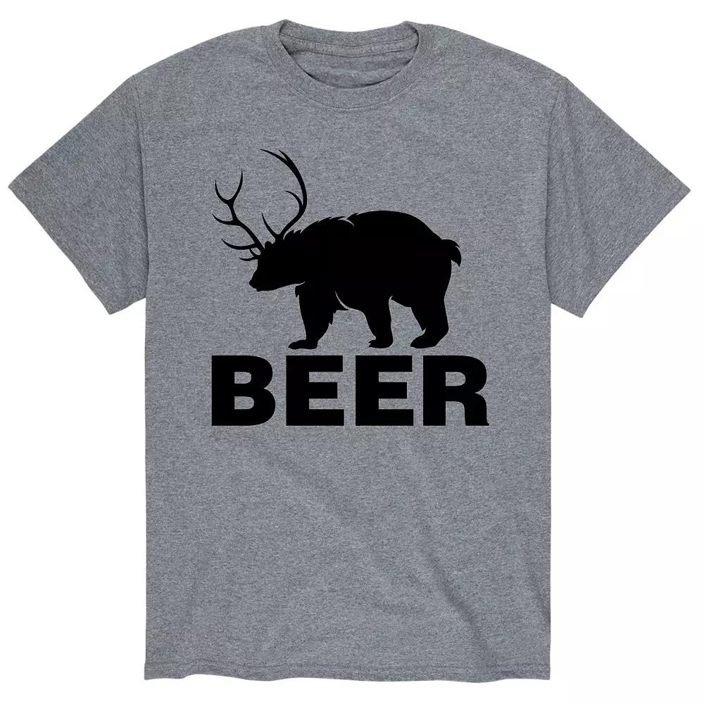 Men's Hunting Beer Bear Tee,  Product Image