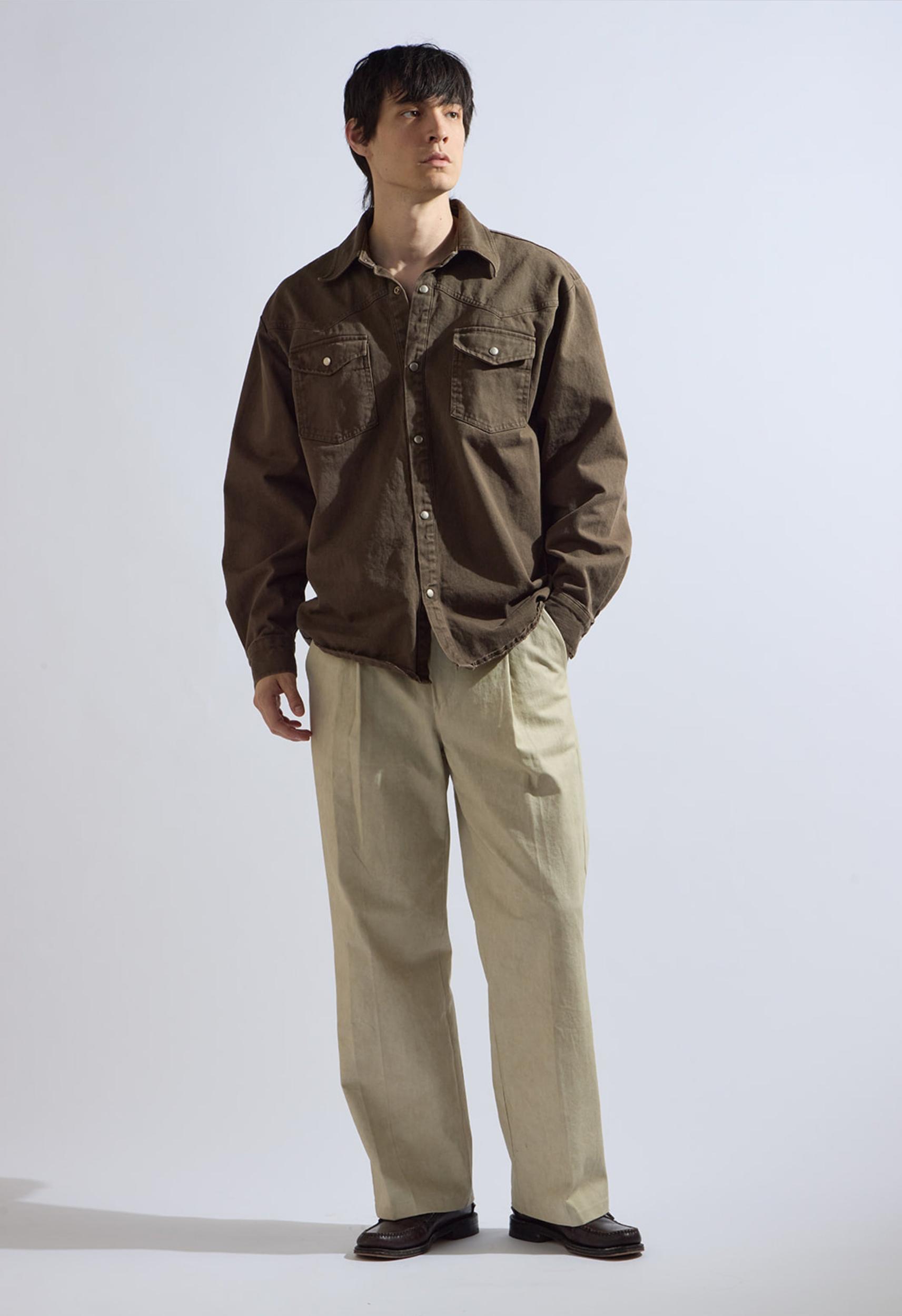 Texas Shacket in Chocolate Product Image