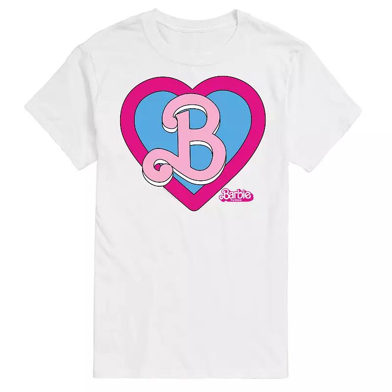 Men's Barbie Theatrical Heart Crest Graphic Tee,  Product Image