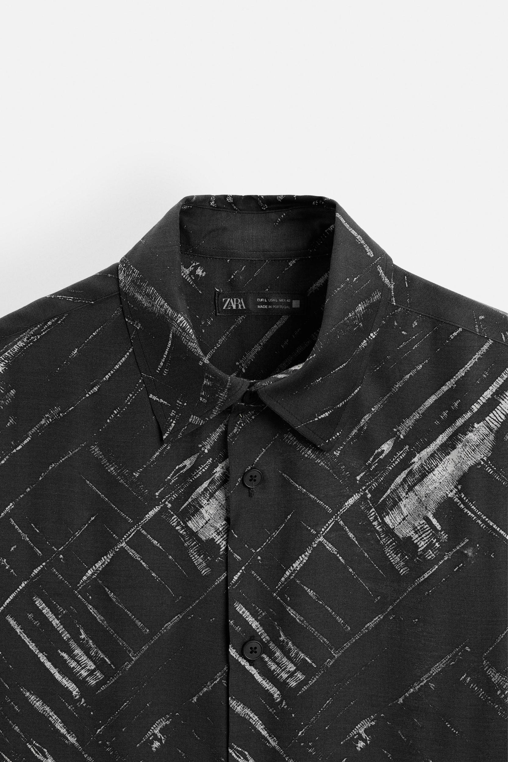 RELAXED FIT SATIN SHIRT Product Image