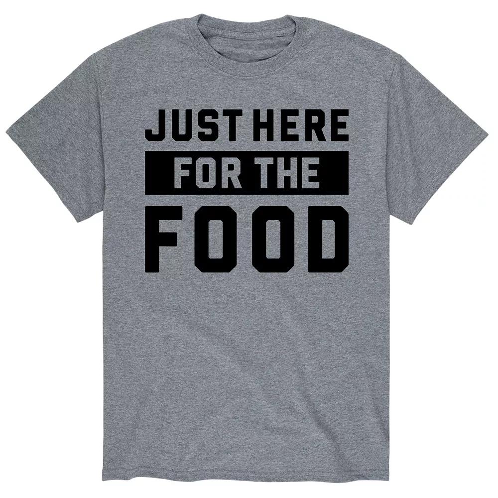 Men's Just Here For The Food Tee,  Product Image