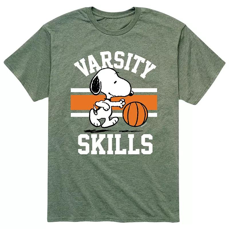 Men's Peanuts Varsity Skills Tee,  Product Image