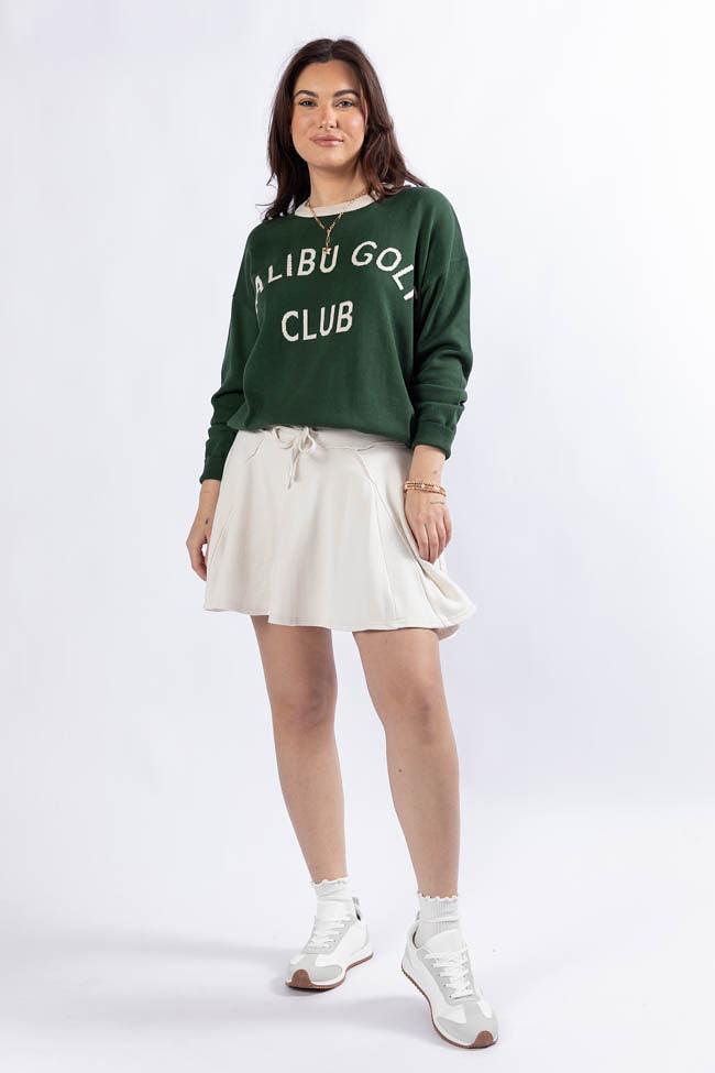 Malibu Golf Club Green Lightweight Sweater FINAL SALE Product Image