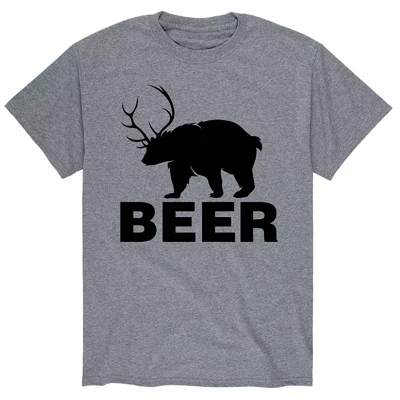 Men's Hunting Beer Bear Tee,  Product Image