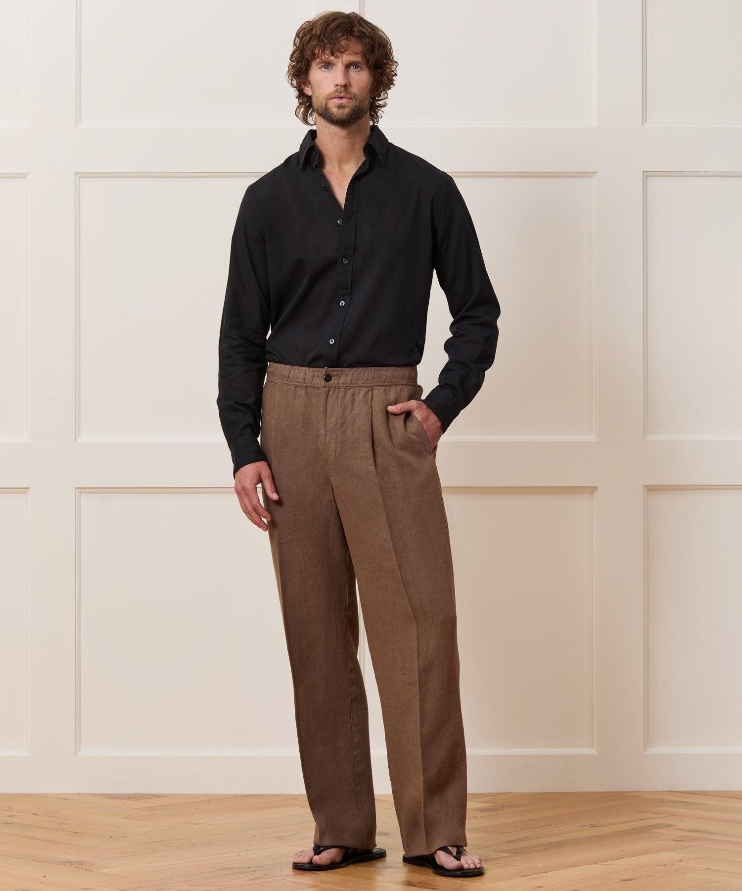 Slim Summerweight Point Collar Shirt Product Image