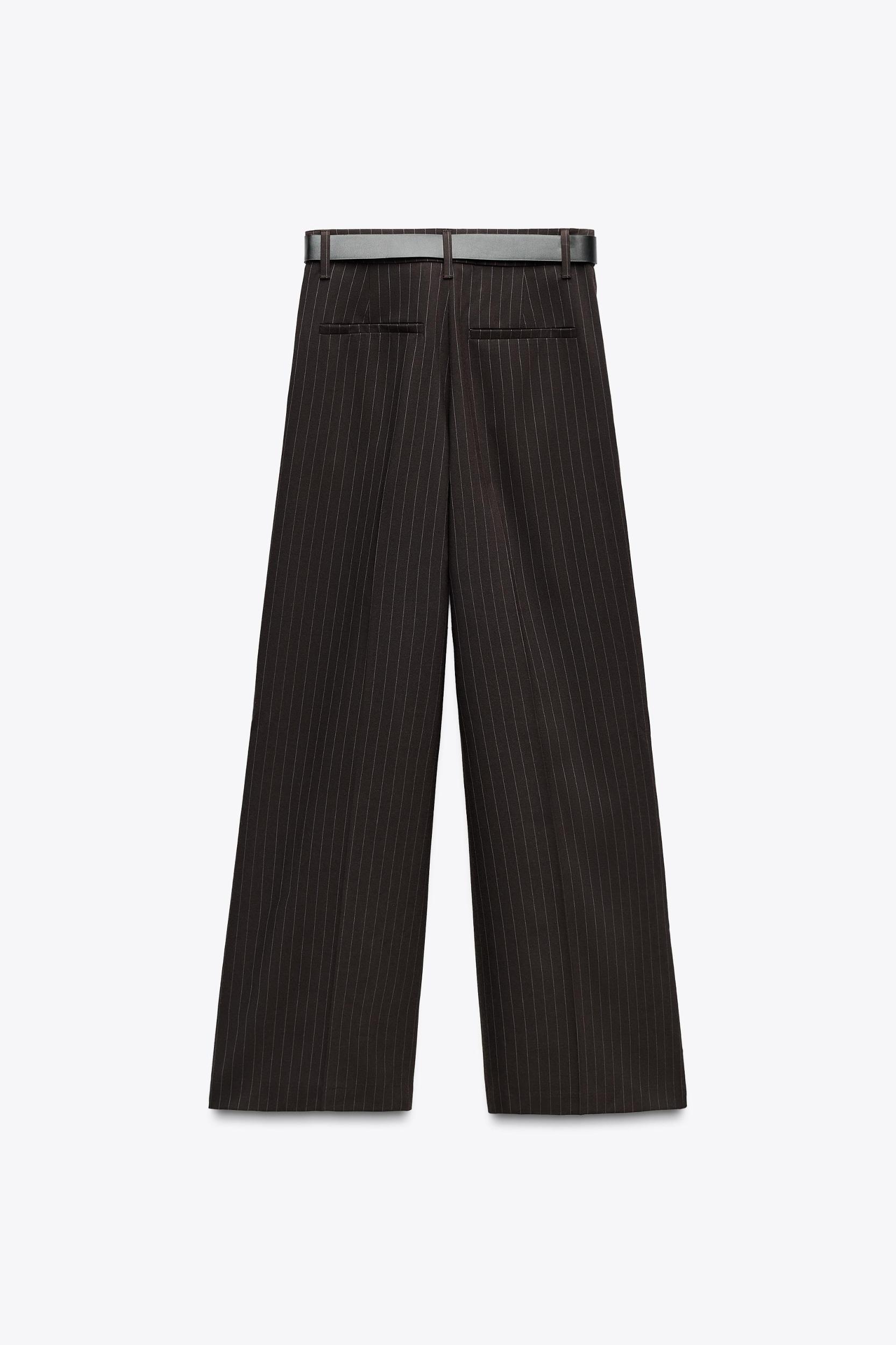 DOUBLE PLEAT BELTED PANTS Product Image