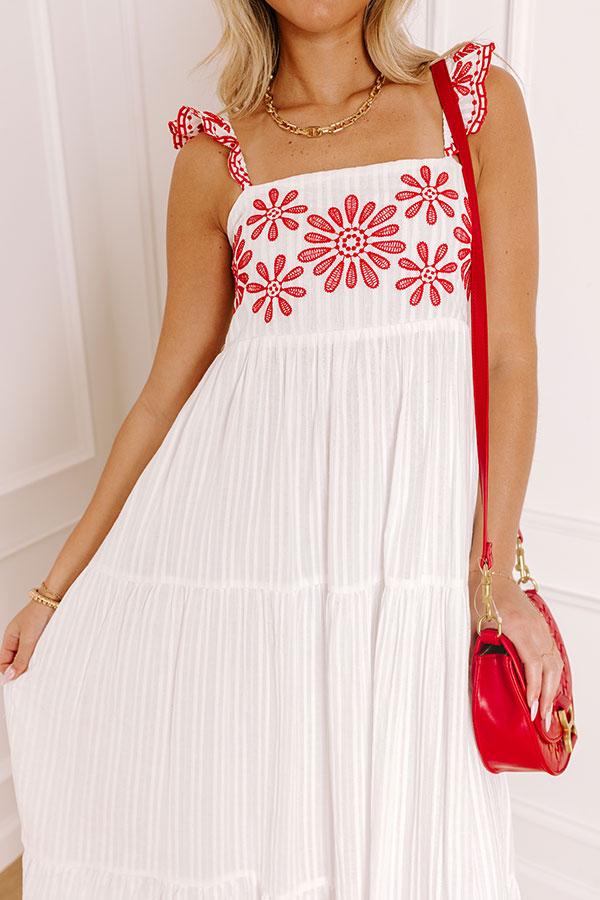 Blossom Voyage Embroidered Maxi Dress Product Image