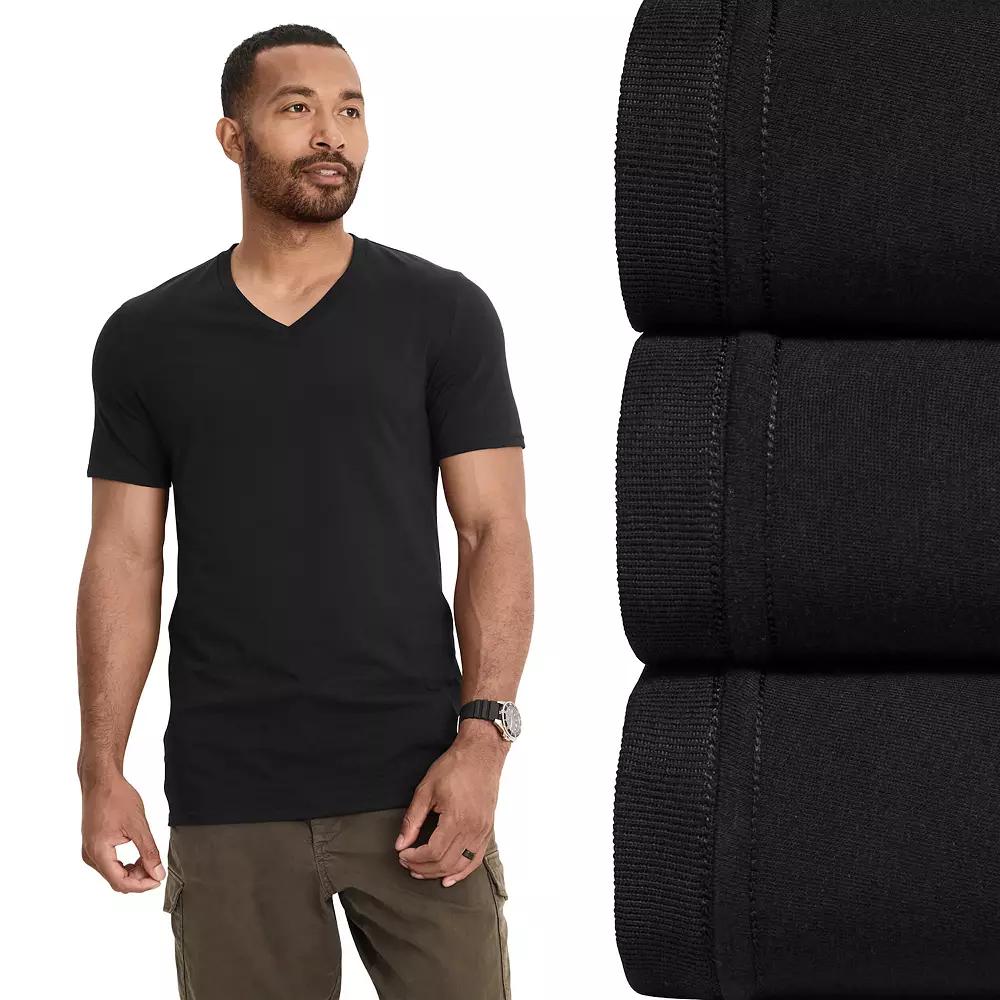 Men's Jockey 3-Pack Cotton Stretch V-Neck Undershirt,  Product Image