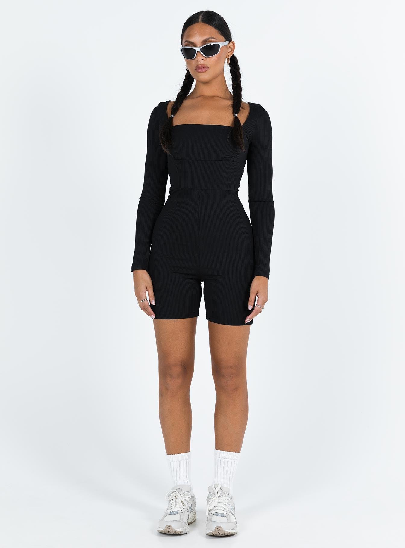 Sara Romper Black Product Image