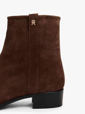 Suede Zip Ankle Boot Product Image