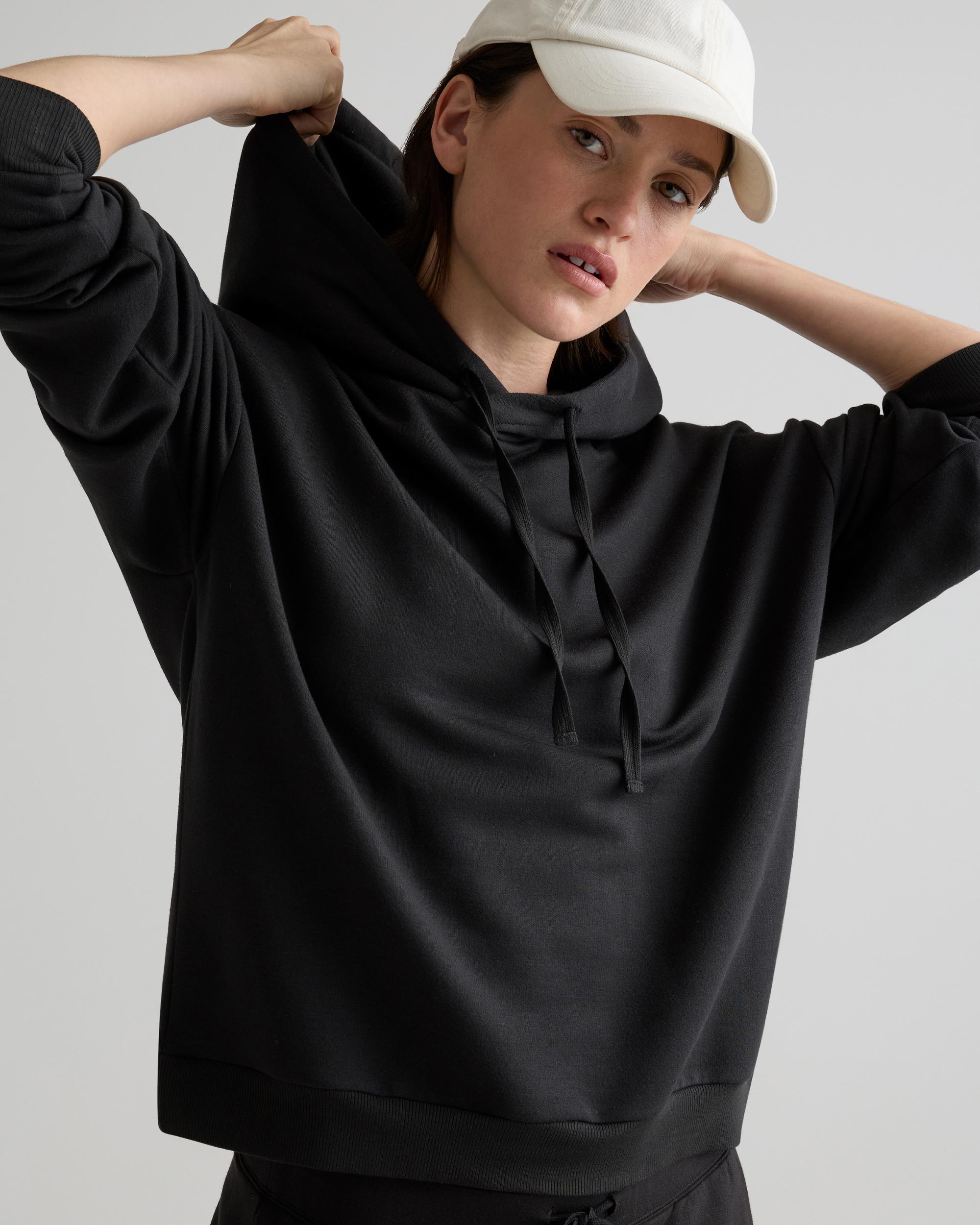 Quince | Women's SuperSoft Fleece Pullover Hoodie Sweatshirt Size XL, Lenzing Modal Product Image