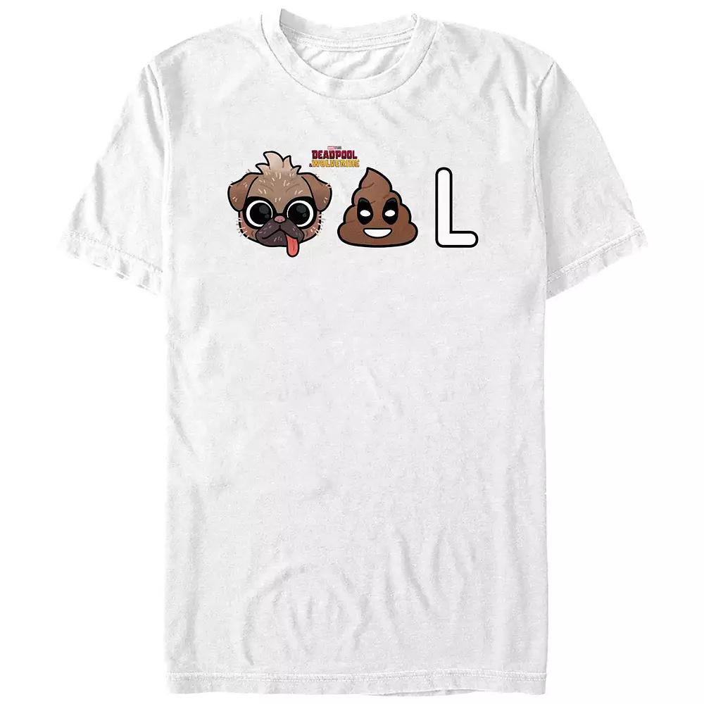 Men's Deadpool And Wolverine Dogpool Emojis Graphic Tee,  Product Image