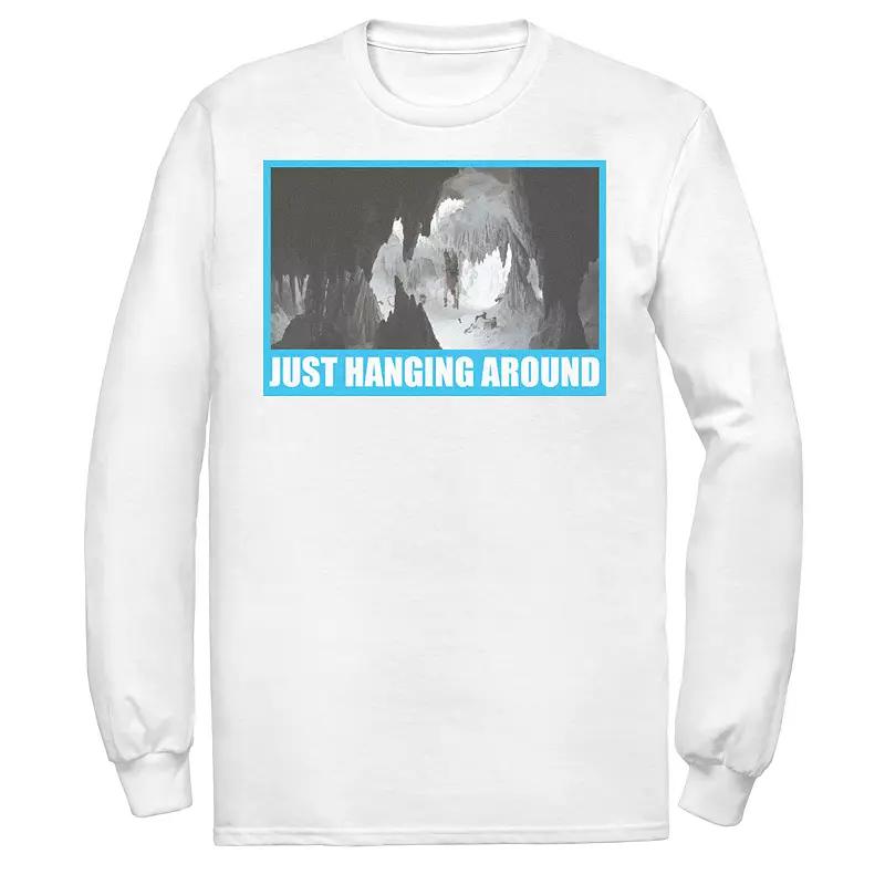 Men's Star Wars Luke Skywalker Just Hanging Around Tee, Size: Medium, White Product Image