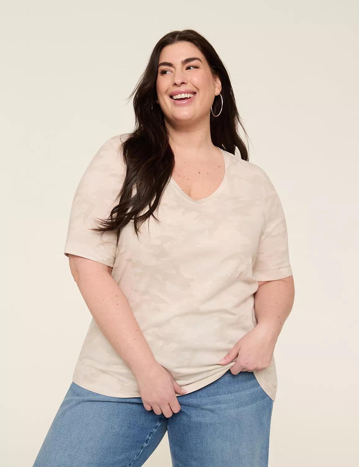 Perfect Sleeve V-Neck Tee Product Image