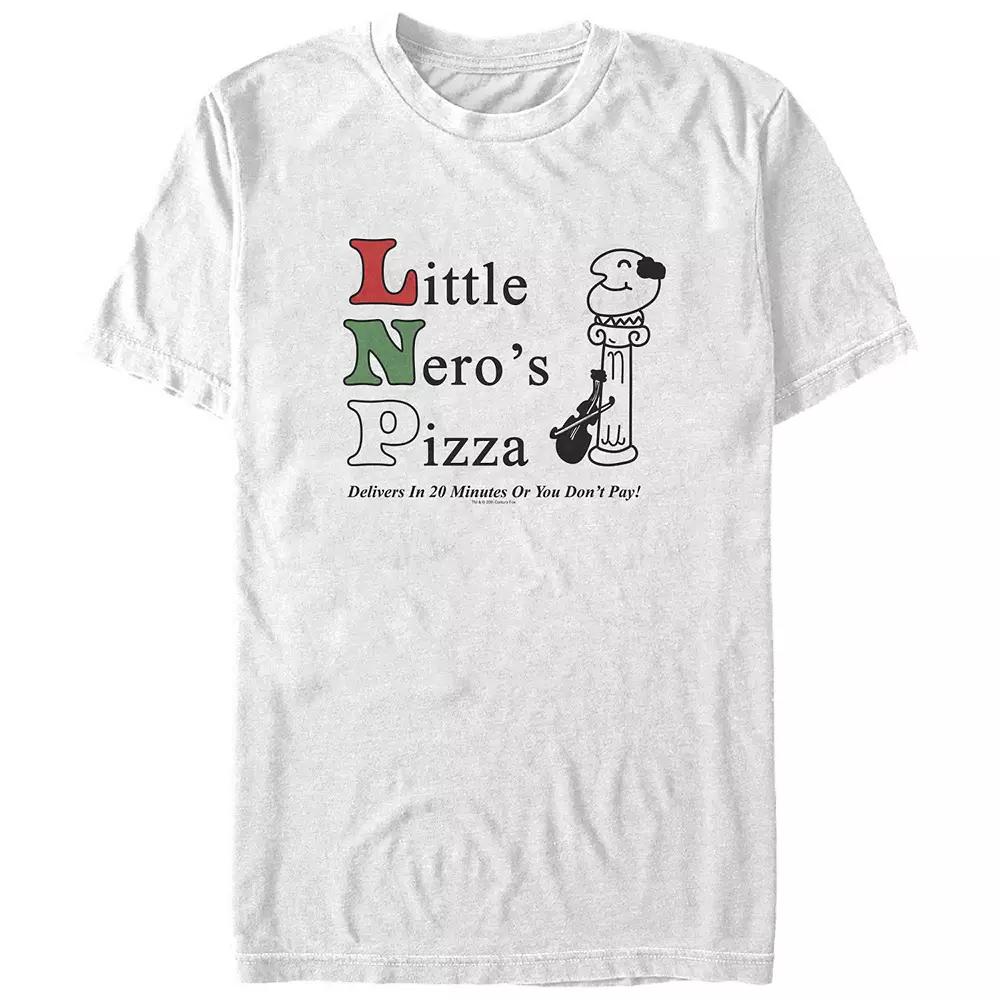 Big & Tall Home Alone Little Nero's Pizza Graphic Tee, Men's,  Product Image