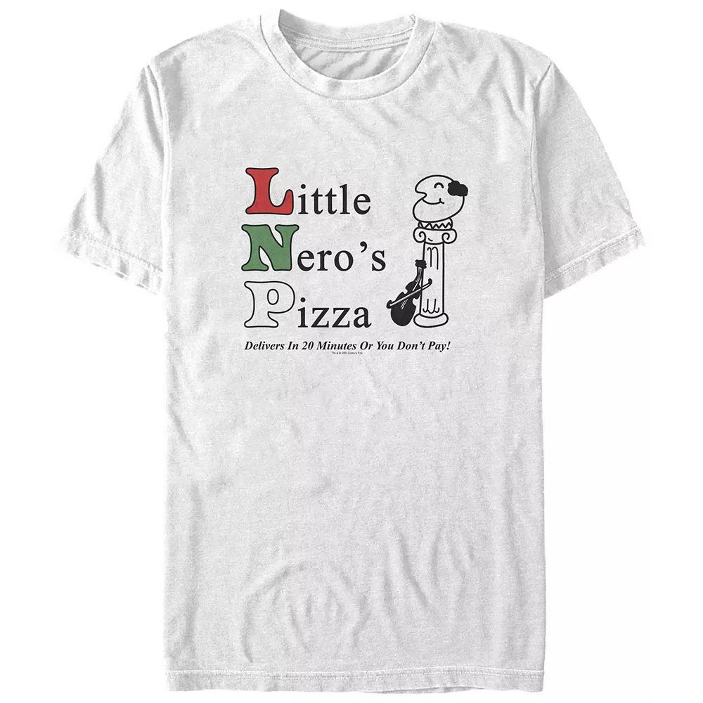 Big & Tall Home Alone Little Nero's Pizza Graphic Tee, Men's,  Product Image