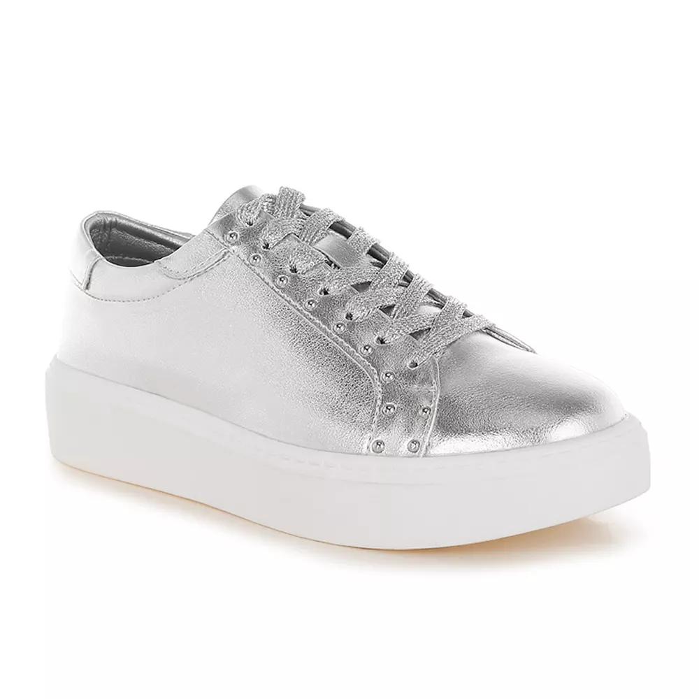 Rag & Co Cincinnati Women's Sneakers, Size: 8, Silver Product Image