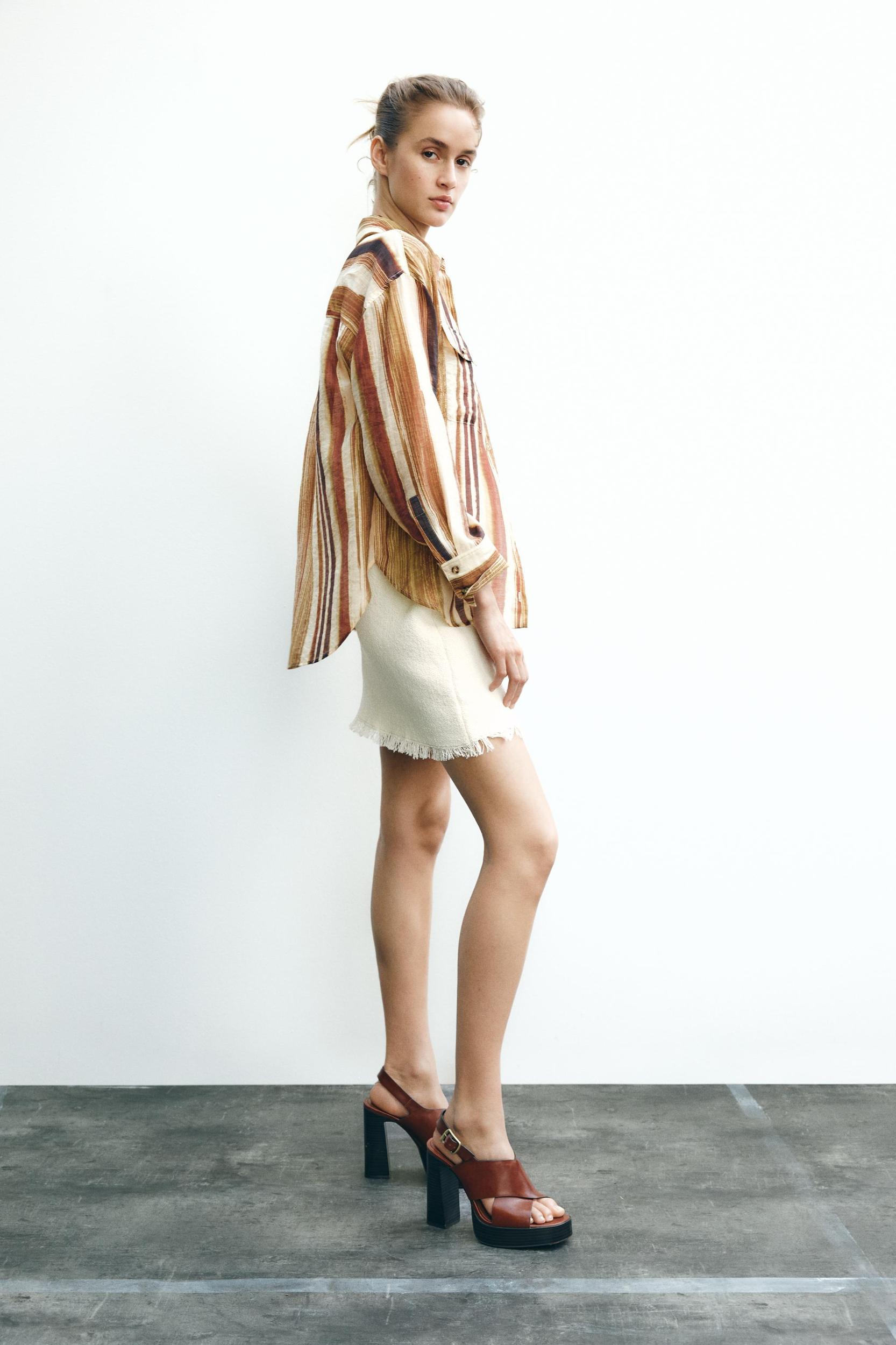 OVERSIZED STRIPED SHIRT Product Image