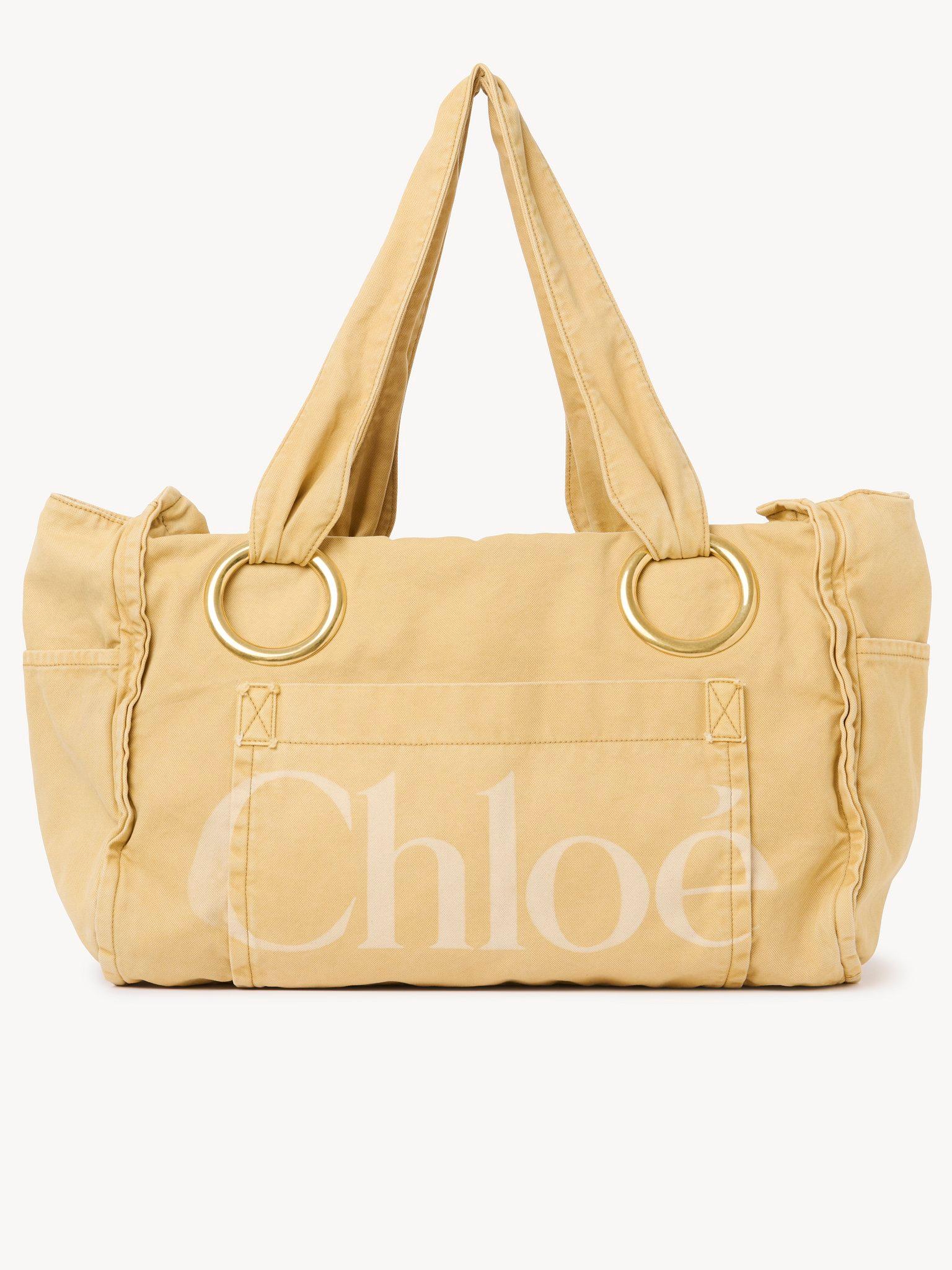 Large Chloé Plage tote bag in cotton Product Image