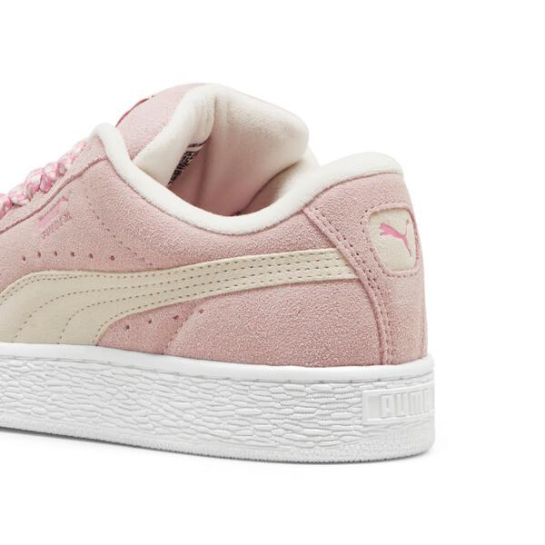 PUMA Suede XL Lace Women's Sneakers in Mauve Mist/White Product Image