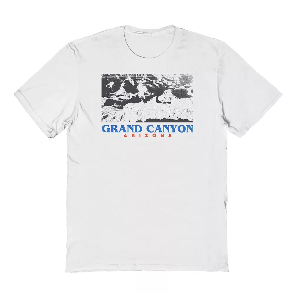 Men's Country Parks Grand Canyon Graphic Tee, Size: XL, White Product Image