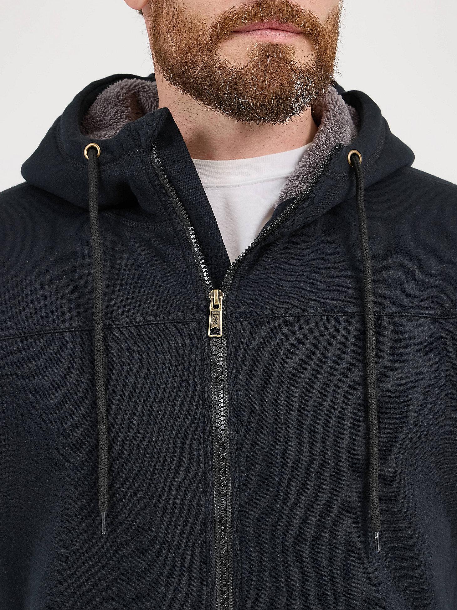 Men's Water Resistant Hooded Sherpa Jacket | Men's Jackets & Outerwear | Lee® Product Image