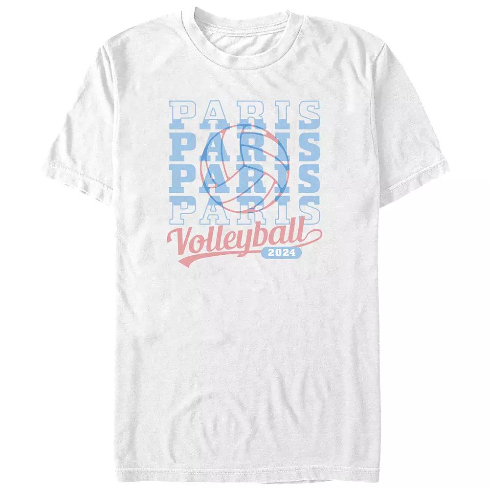 Men's Paris Volleyball 2024 Graphic Tee,  Product Image