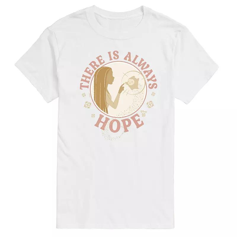 Disney's Wish Asha and Star Men's There Is Always Hope Graphic Tee,  Product Image