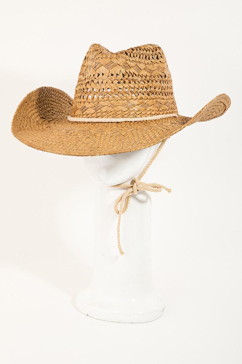 Vida Straw Weave Cowboy Hat Product Image