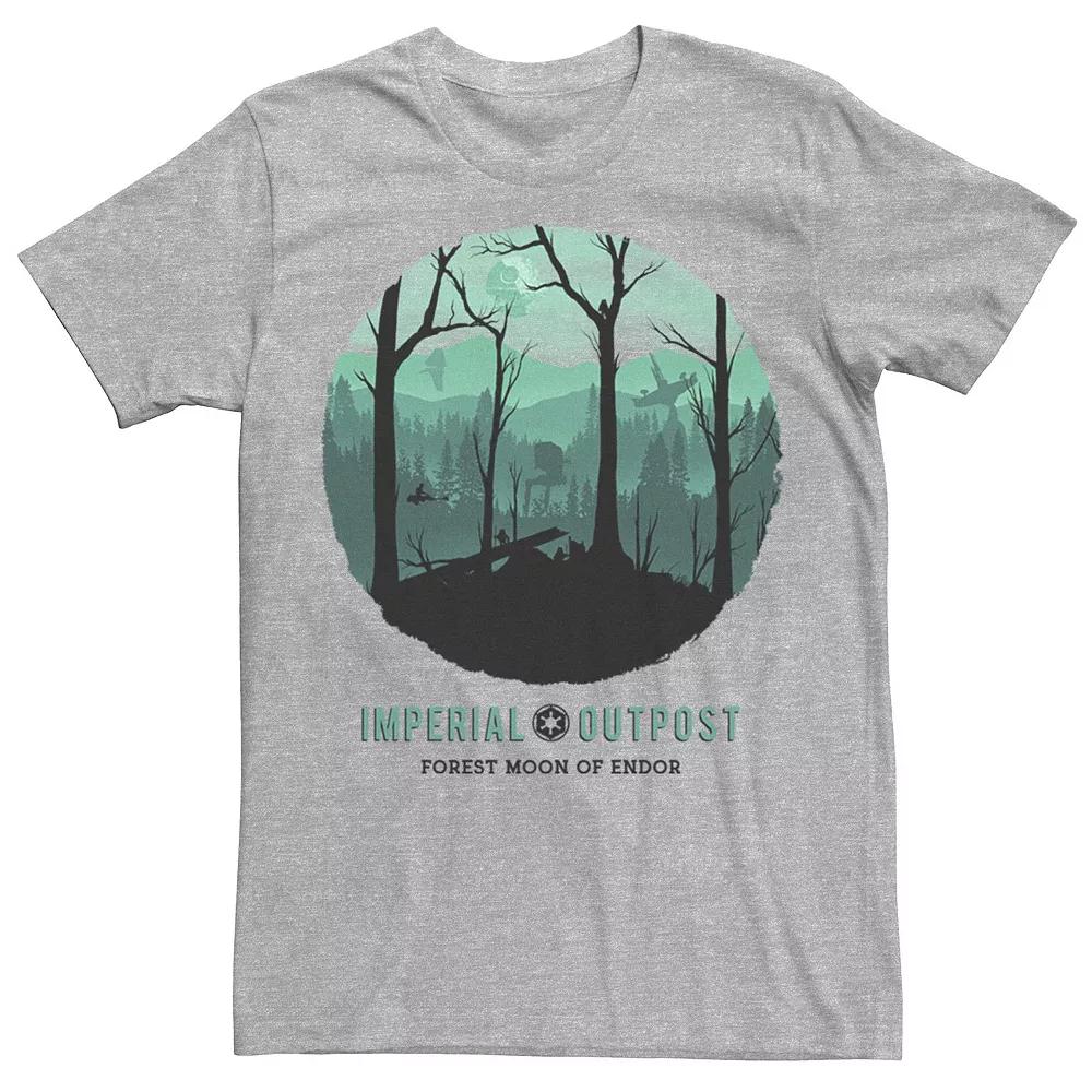 Men's Star Wars Imperial Outpost Moon Of Endor Poster Tee,  Product Image