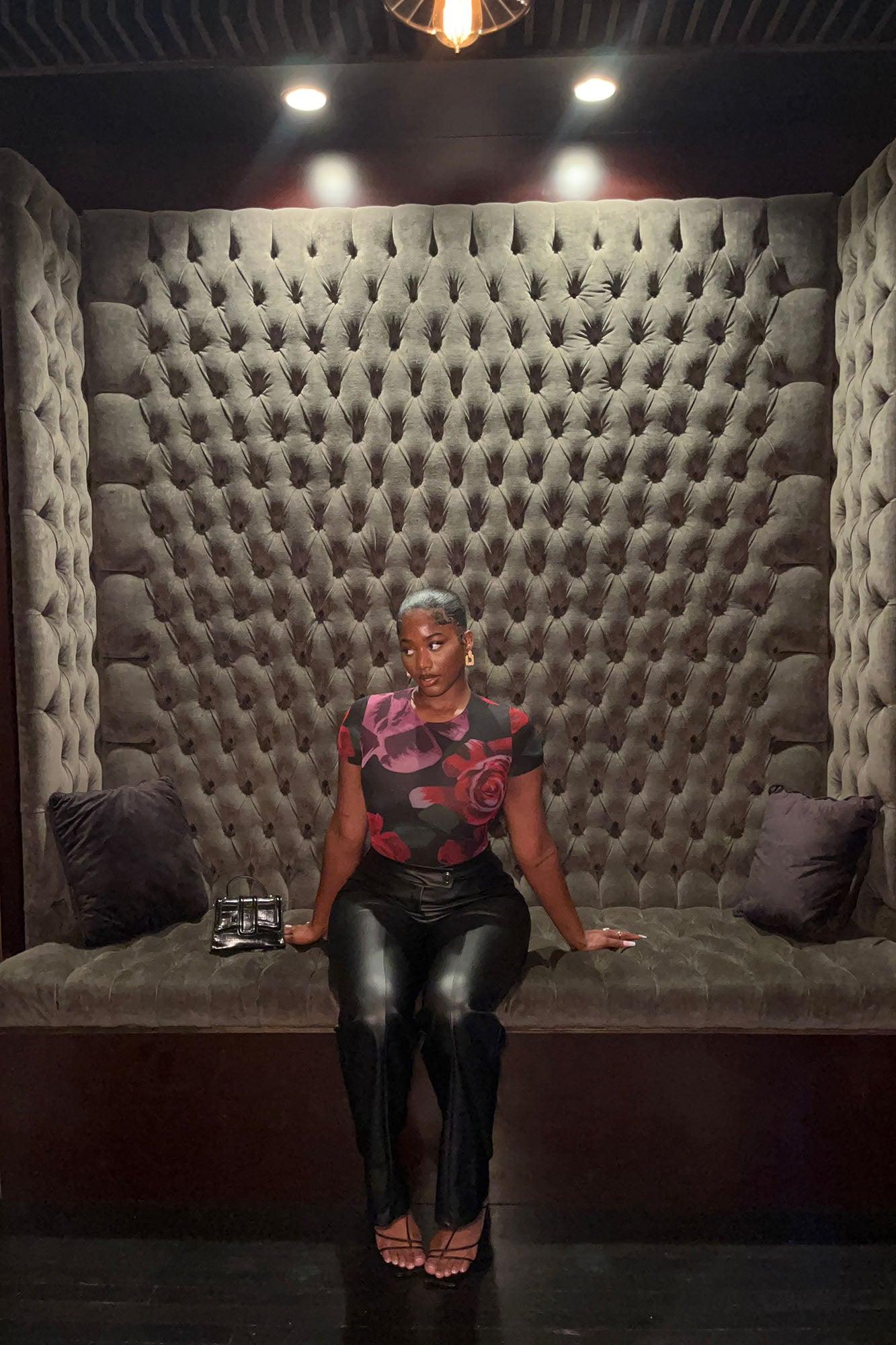 Sweetest Scent Mesh Bodysuit - Black/combo Product Image