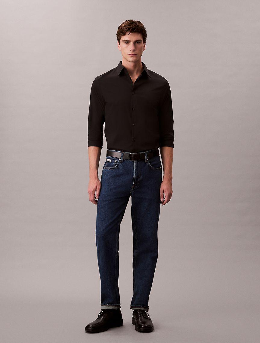 Supima Stretch Cotton Slim Shirt Product Image