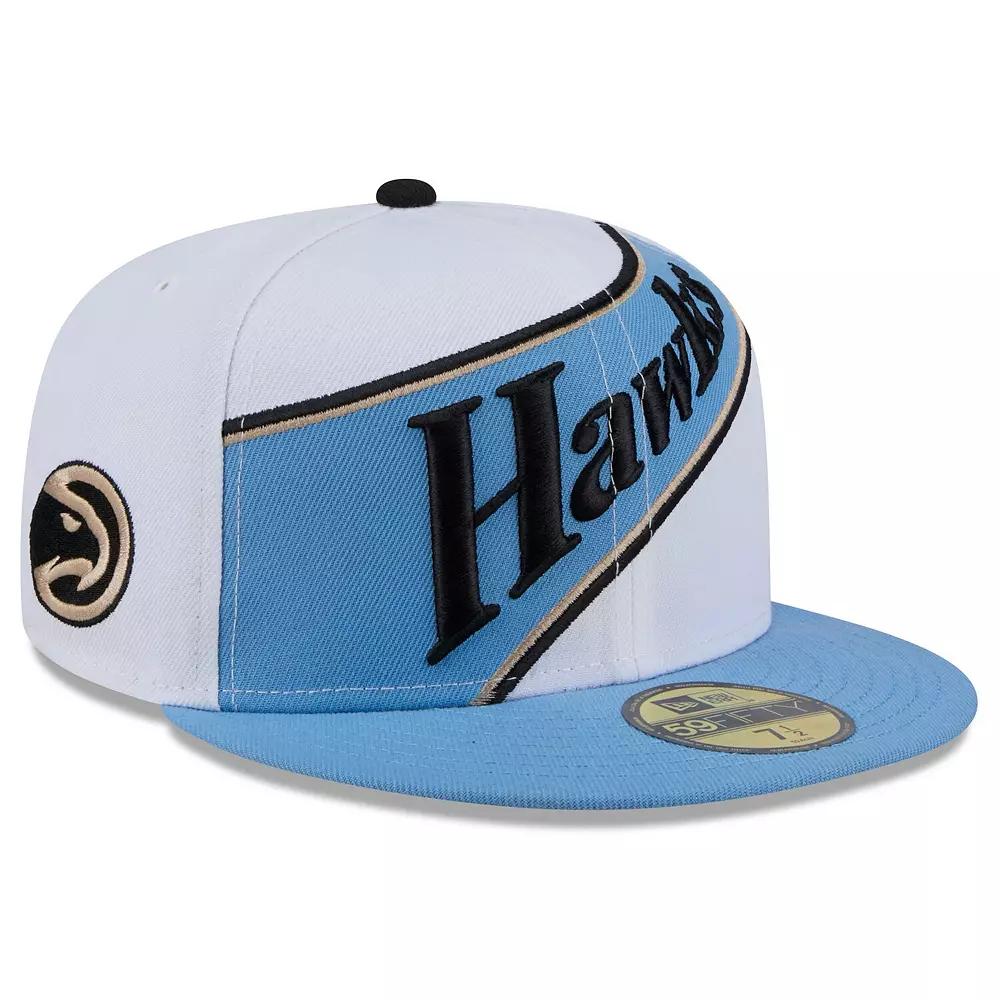 Men's New Era  White Atlanta Hawks 2024/25 City Edition 59FIFTY Fitted Hat, Size: 7 1/8 Product Image