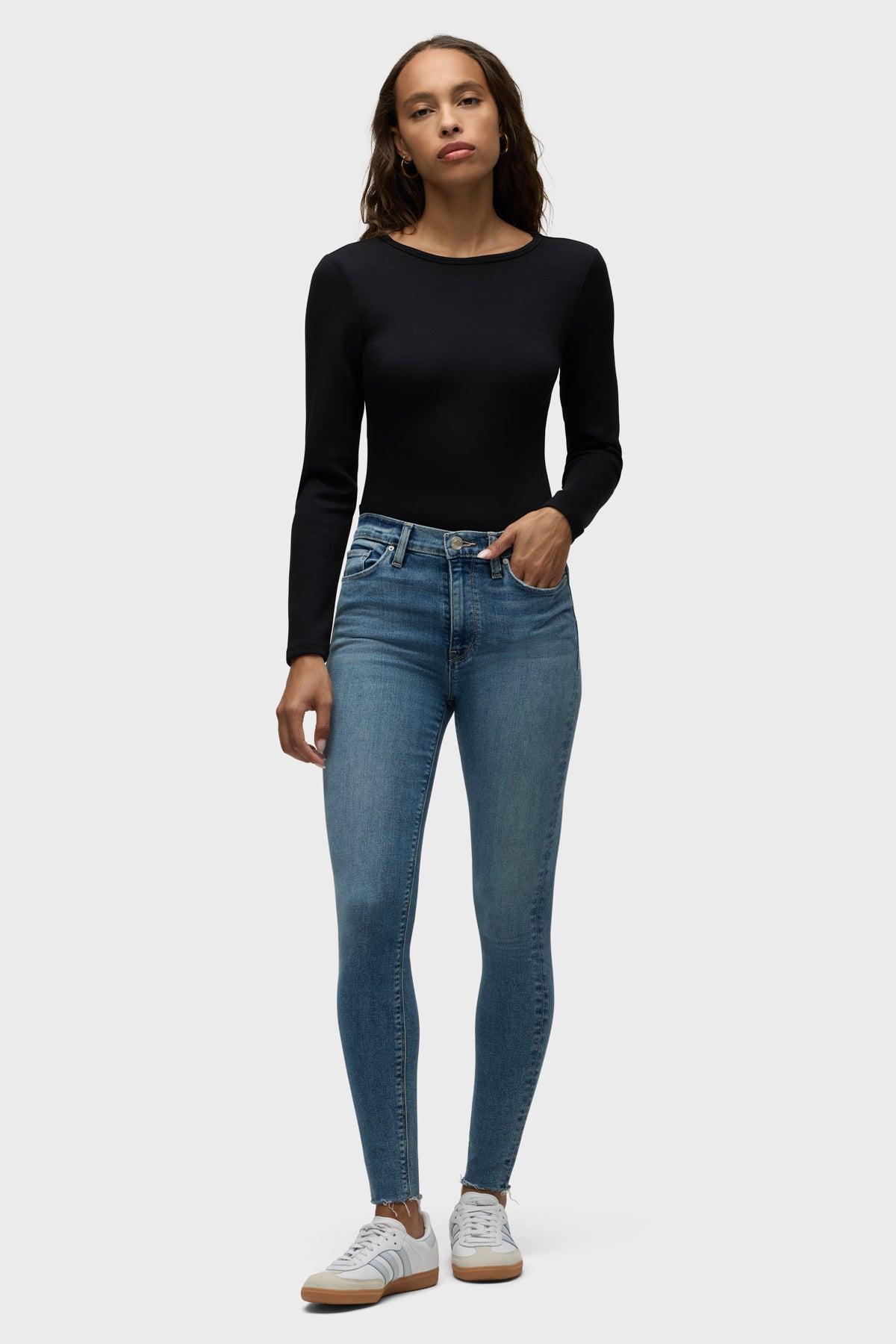 Barbara High-Rise Super Skinny Ankle Jean Female Product Image