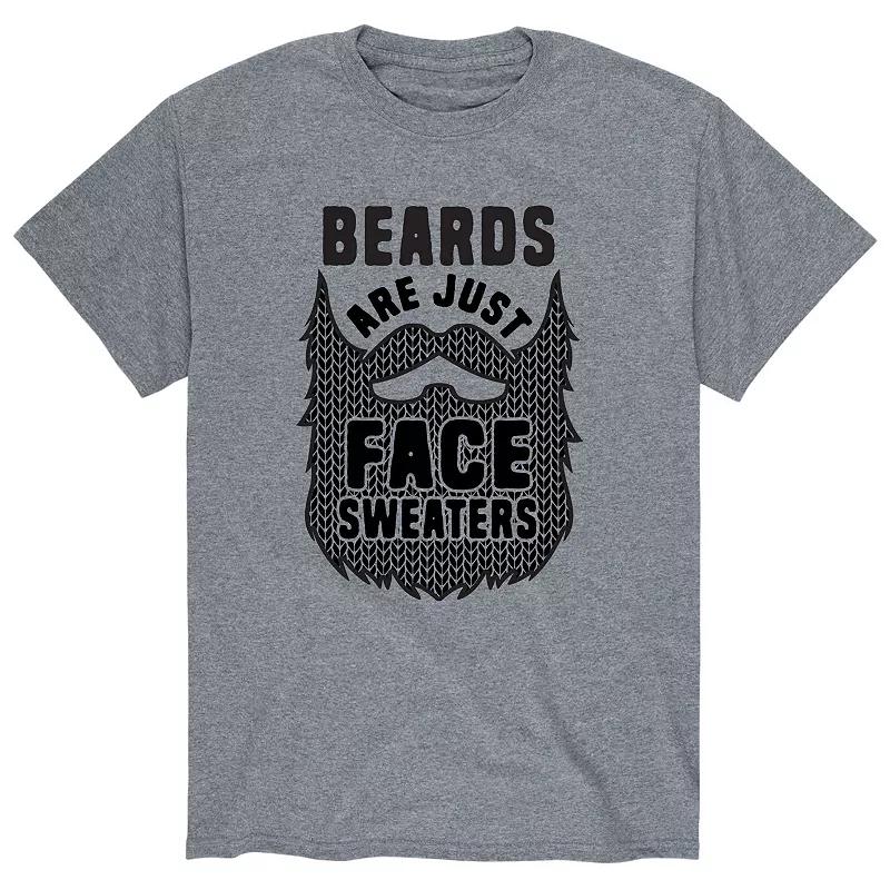 Men's Beards Are Face Sweaters Tee,  Product Image
