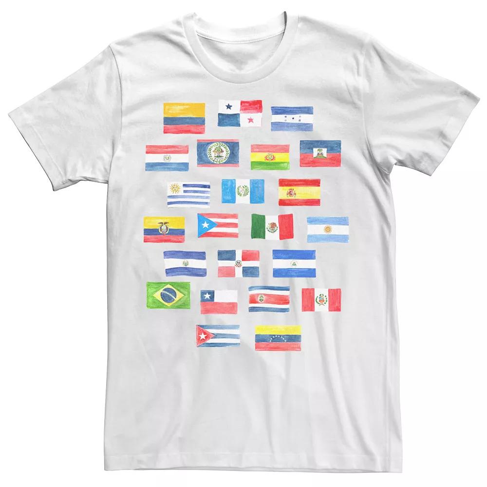 Men's Hispanic Heritage Flag Collage Tee,  Product Image