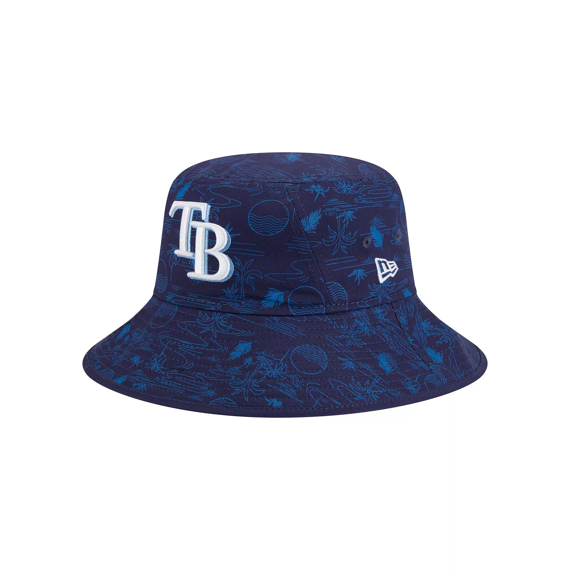 Men's New Era Navy Tampa Bay Rays 2025 Spring Training All Over Print Bucket Hat,  Product Image