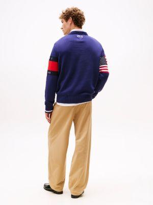 Tommy x US SailGP Team Cotton Sweater Product Image