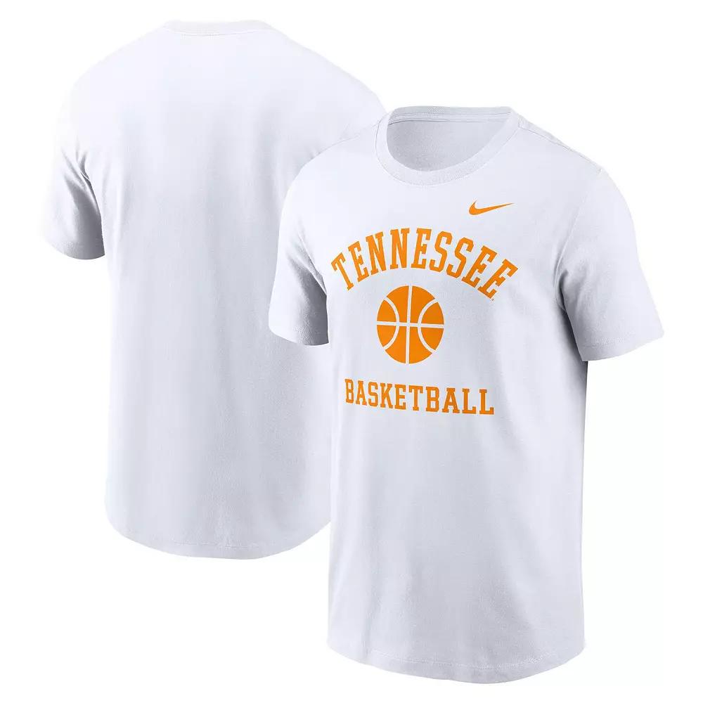 Men's Nike White Tennessee Volunteers Basketball Icon T-Shirt,  Product Image